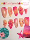 Beachy Nails