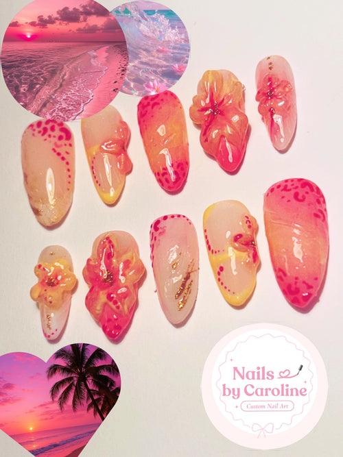 Beachy Nails