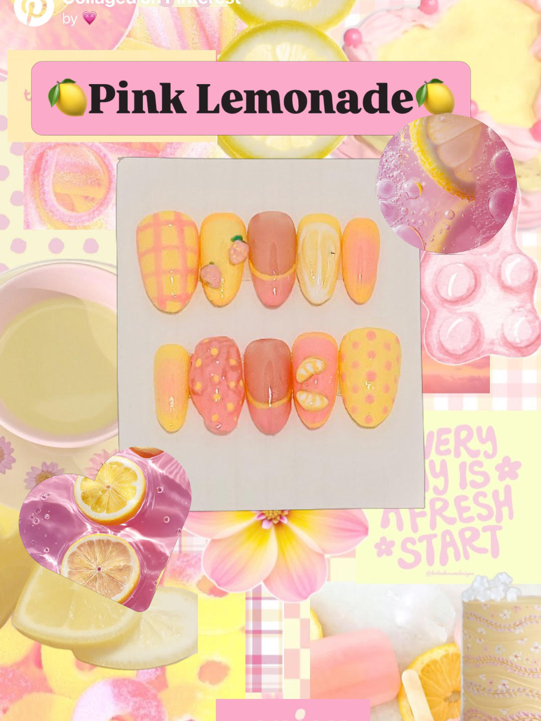 Pink Lemonade Nails
